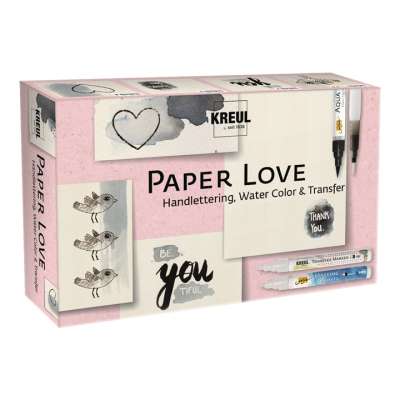 Hand lettering papírkészlet Paper Love KREUL - 6 részes (kalligráfikus)