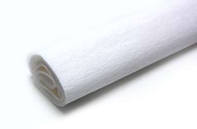 Krepp papír 50 x 200 cm - fehér (Krepp papírok)