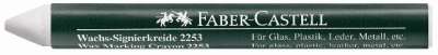 Paszellceruza 2253W üvegre. műanyagra. bőrre. fémre / fehér (Faber)
