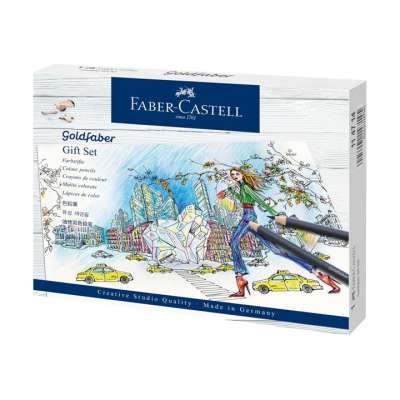 Színes ceruzák Goldfaber Faber-Castell Sparkle ajándék szett (színes)