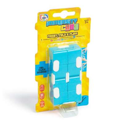 Fidget antistressz kocka | kék (antistressz immensity cube)