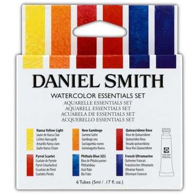 Akvarell festék készlet Daniel Smith Essentials / 6x5ml (Profi akvarell)