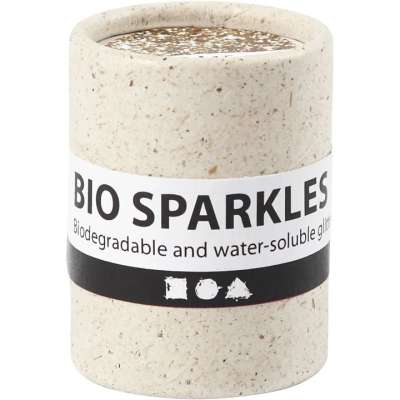 Bio glitter arany 10 g (dekoratív csillámok)