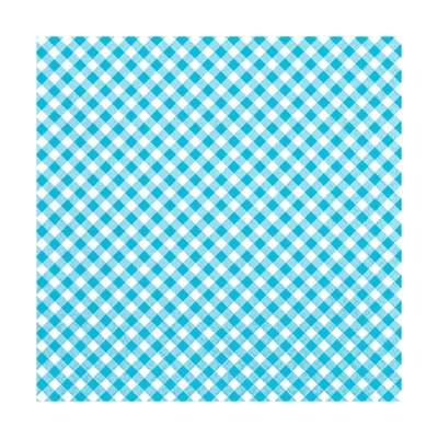 Decoupage szalvéták - Kékesfehér kockák - 1 db  (Decoupage szalvéták)