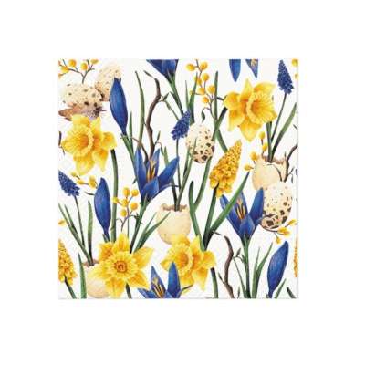 Decoupage szalvéták - Muscari with Daffodils  - 1db