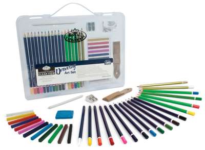 Royal & Langnickel rajzkészlet táskában / 35 részes (Royal & Langnickel)