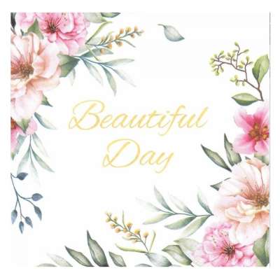 Decoupage szalvéták Special Flowers - 1 db (decoupage szalvéták)