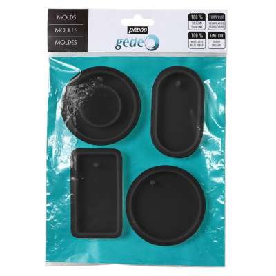 Professzionális szilikon forma Pebeo geometriai formák 4 db