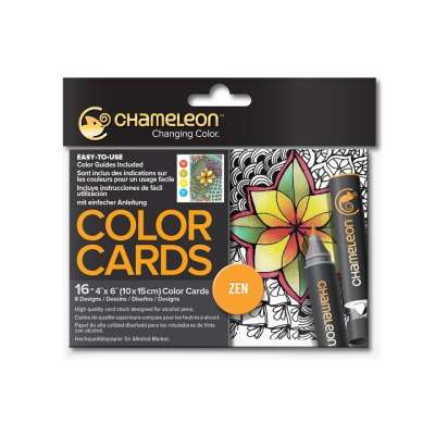 Chameleon Zen kifesthető kártyák - 16 db (kártyák color cards Chameleon)