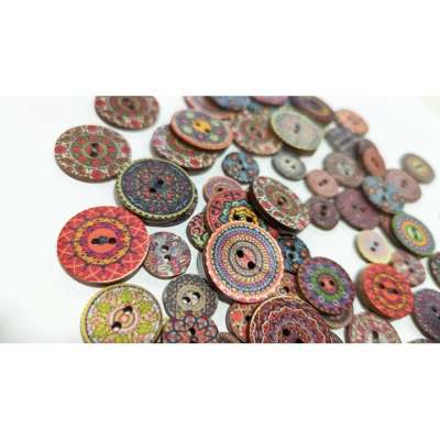 Retro fa gombok | different sizes