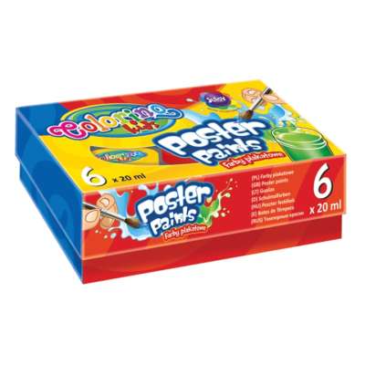 Colorino Tempera festékek tégelyben 6x20ml