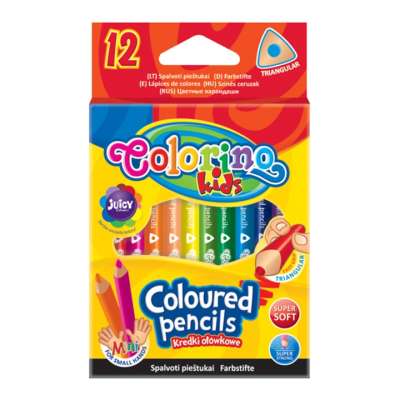 Colorino háromszögletű rövid színes ceruzák