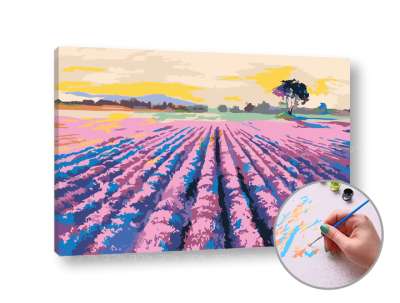 Festés a számok szerint LEVANDO POLE | low difficulty