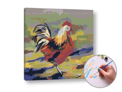 Festés számok szerint COLOUR SLIP | low difficulty