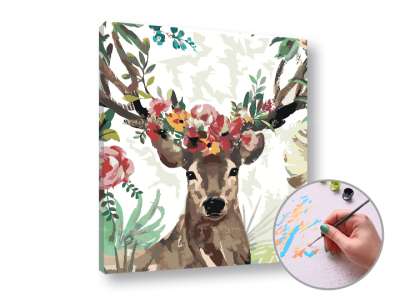 Festés számok szerint KING OF THE WOODS | low difficulty