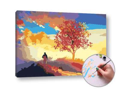 Festés a számok szerint A FÁM ALATT | low difficulty