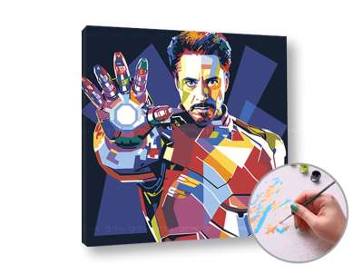 Festés számok szerint IRONMAN | low difficulty