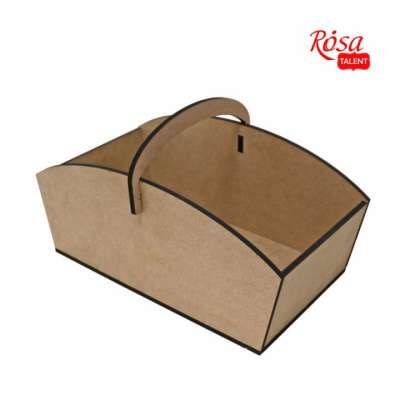 MDF kosár fogantyúval