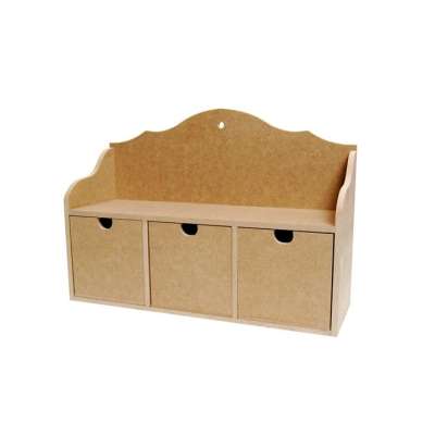 MDF komód 3 fiókkal ROSA TALENT