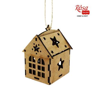 Dekoratív bázis ROSA TALENT ház csillaggal