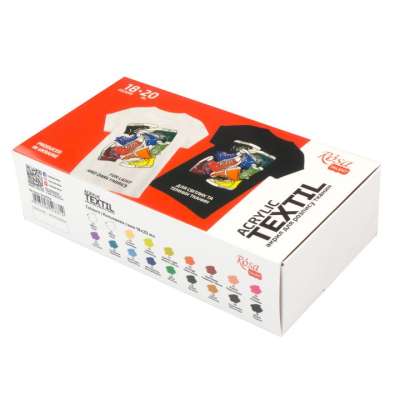 STYLE ROSA TALENT akril textilfesték készlet