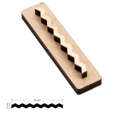 Fa bélyegző ROSA TALENT No. 9 Geometria 7x0.7 cm