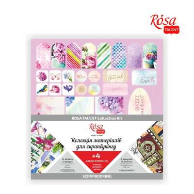 ROSA TALENT Virágos verses scrapbooking papír