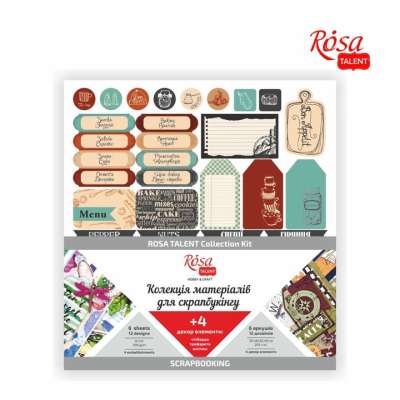 ROSA TALENT Receptkönyv Scrapbooking papír