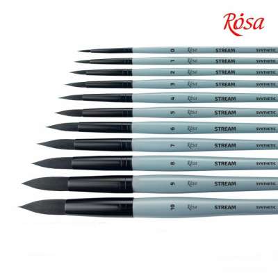 ROSA STREAM 132 szintetikus kerek kefe | Various Sizes