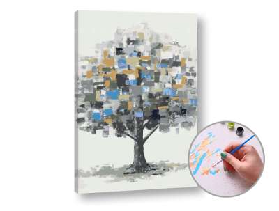 Festés a számok szerint STROM IN HMLE | medium difficulty