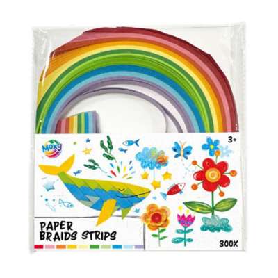 Színes papírcsíkok készlet