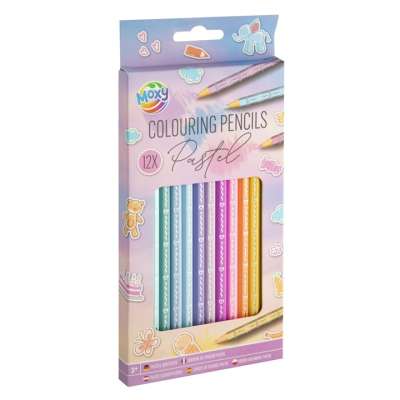 Pasztell színes ceruzák 12 db