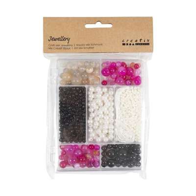 Kreatív ékszerkészítő készlet - Pink Mix