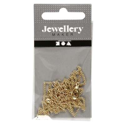 Aranyozott lánc 1 mm x 80 cm