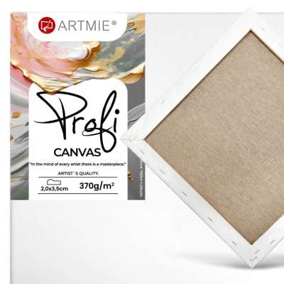 Feszített festővászon PROFI | különböző méretek (festővásznak ARTMIE)