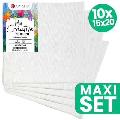ARTMIE Mini vászonfestő készlet - 10 db