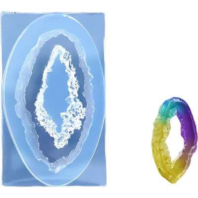 Szilikon öntőforma - Geode