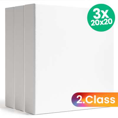 ARTMIE 3D vászon szett 3 db - 2. minőség - 20x20 cm