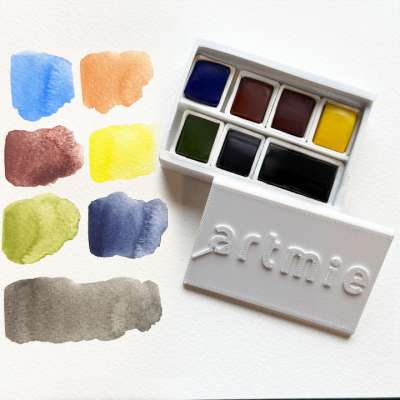 ARTMIE Solo Goya akvarell készlet - Természetes tónusok