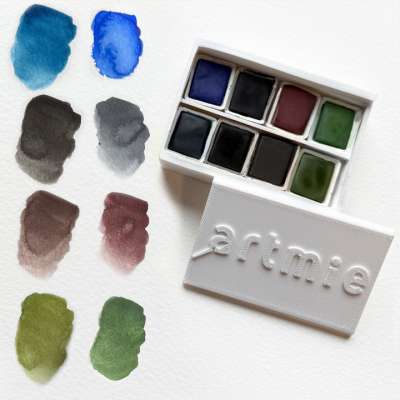 ARTMIE Solo Goya akvarell készlet - 8 darab - Vihar Toszkánában