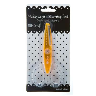 Dekoratív olló 13,5 cm - Hullámos vágás