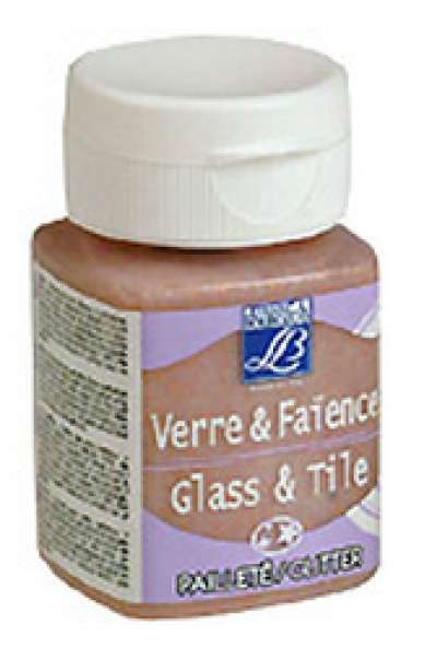 Üveg és kerámia festék GLASS&TYLE 50ml - glitter | különböző színek