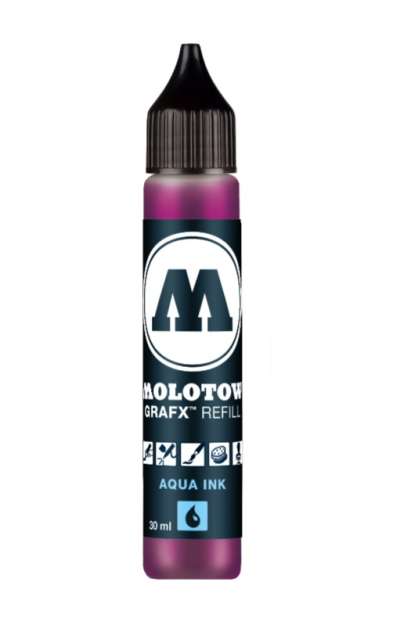 MOLOTOW tartalék töltet GRAFX Aqua INK 30 ml | különböző színek