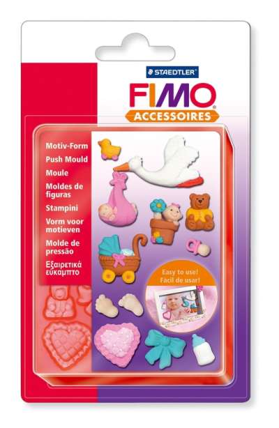 FIMO massza modellező forma - Baby (hobbi kellék)