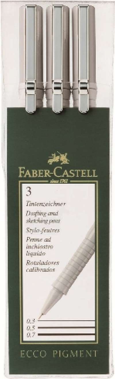 Ecco pigment szett 0.3-0.5-0.7 mm (Faber Castel - Ecco pigment)