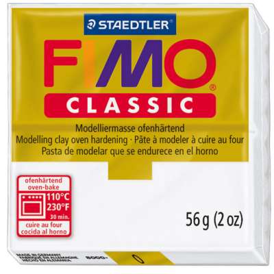 FIMO Classic süthető gyurma 56 gr-fehér (kreatív készlet)