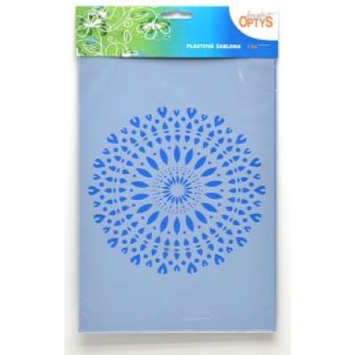 Műanyag sablon - MANDALA 1 - 20x30 cm (Kreatív műanyag sablonok)