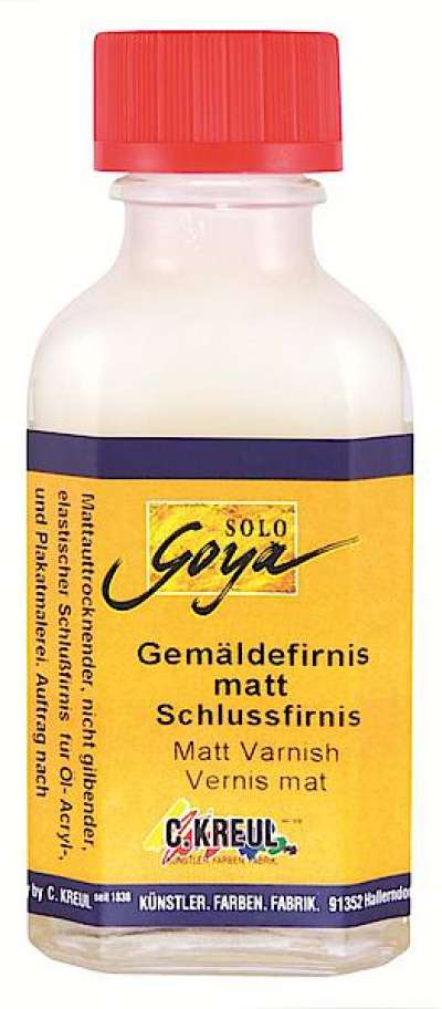 Fedőlakk Solo Goya matt 50 ml (fedőlakk Solo Goya - C, Kreul)