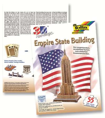 3D-Model Empire State Building 55 részes (kreatív 3D modell)
