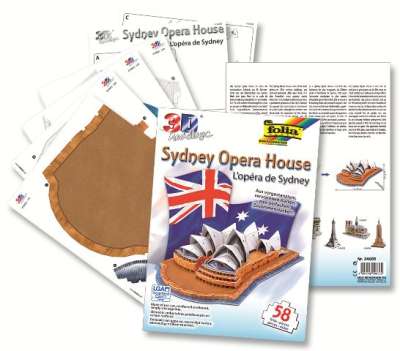 3D-Model Sydney-i Operaház 58 részes (kreatív 3D modell)